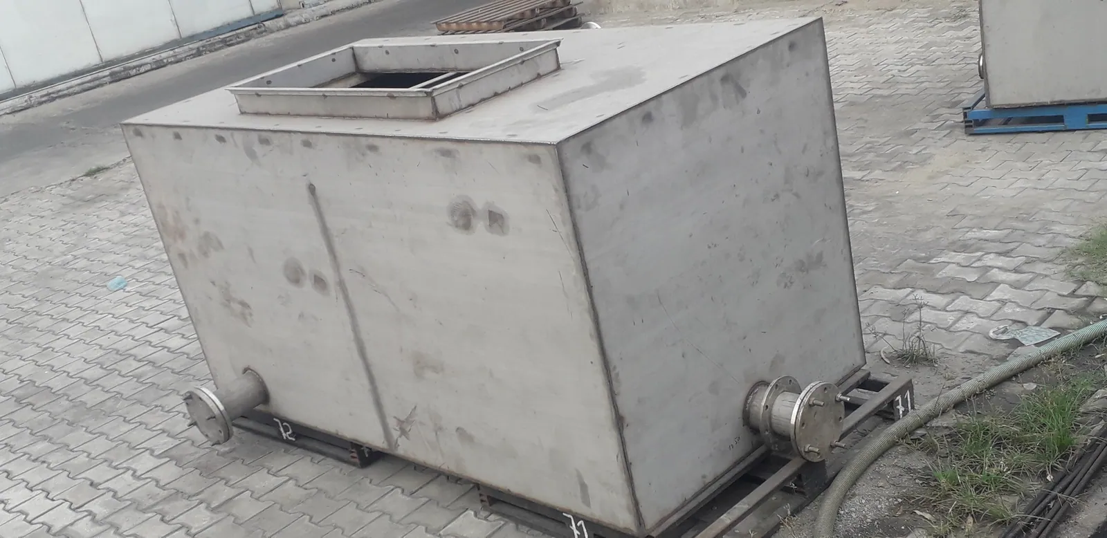 Stainless steel tank fabrication and welding in the LS Metal Works workshop